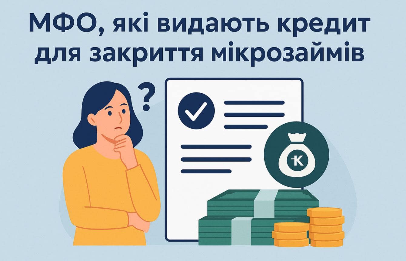 Які МФО видають кредит для закриття мікрозаймів?