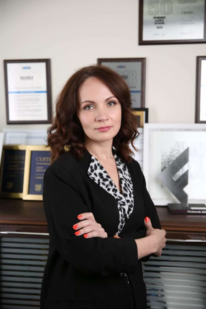 Екатерина Лычана, начальник управления по работе с партнерами ГЛОБУС БАНКА.