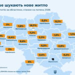 Де найбільше шукають нове житло